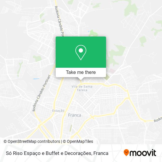 Só Riso Espaço e Buffet e Decorações map