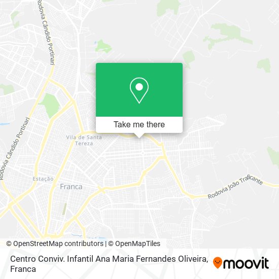 Centro Conviv. Infantil Ana Maria Fernandes Oliveira map