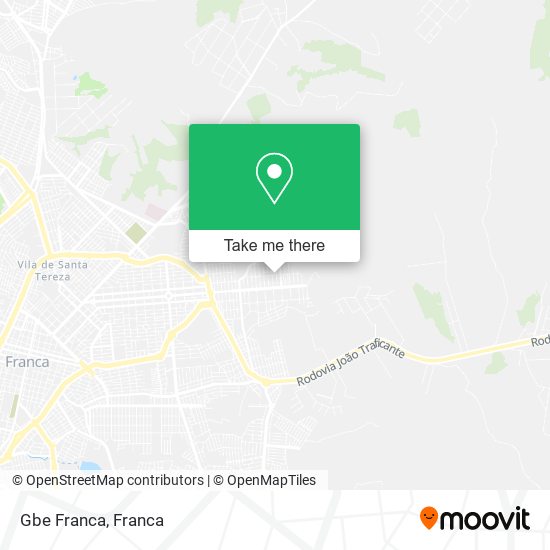 Gbe Franca map