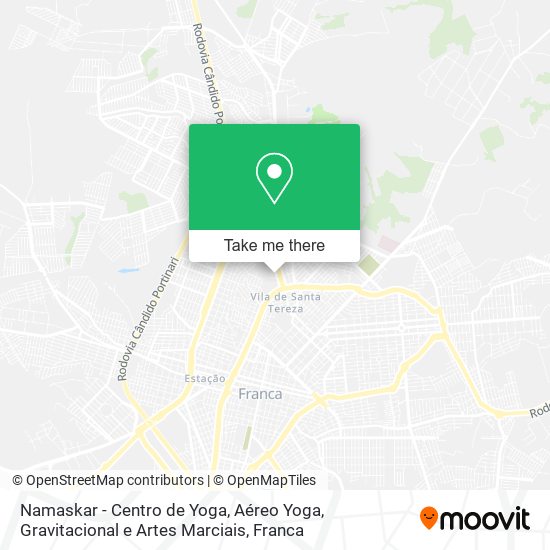 Namaskar - Centro de Yoga, Aéreo Yoga, Gravitacional e Artes Marciais map