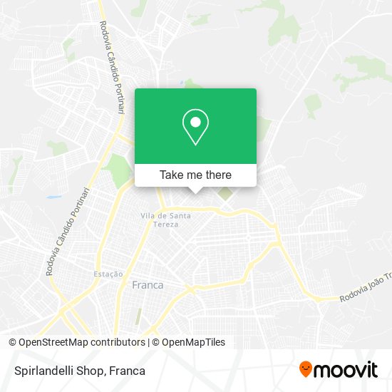 Spirlandelli Shop map