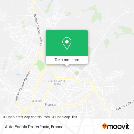 Mapa Auto Escola Preferência