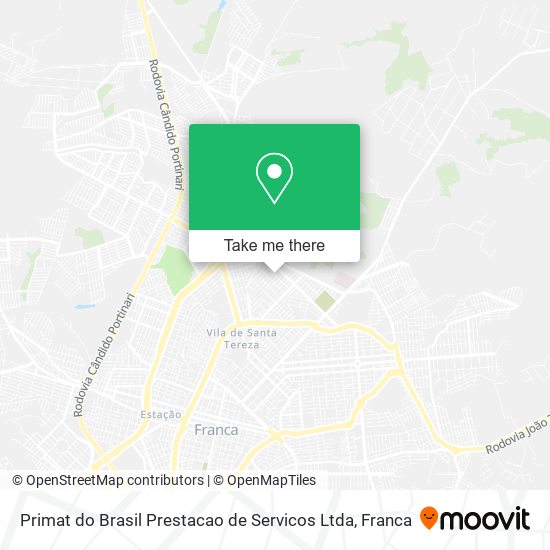 Mapa Primat do Brasil Prestacao de Servicos Ltda