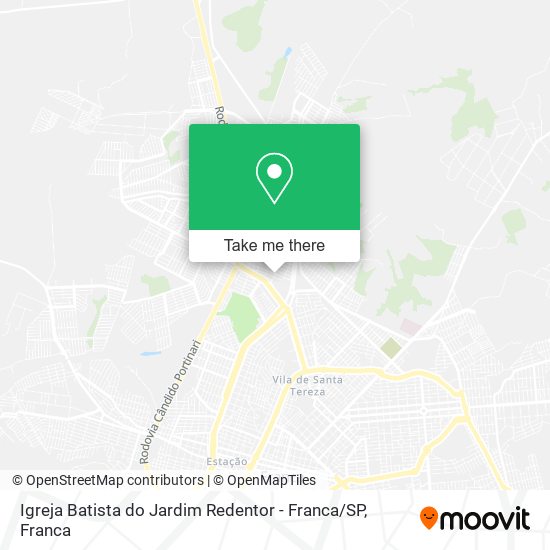 Igreja Batista do Jardim Redentor - Franca / SP map