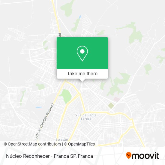 Núcleo Reconhecer - Franca SP map