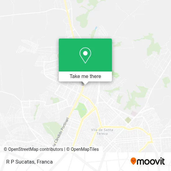 R P Sucatas map