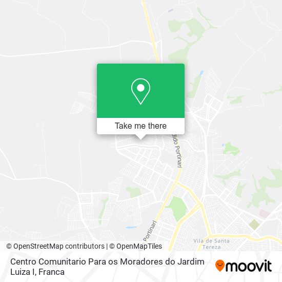 Centro Comunitario Para os Moradores do Jardim Luiza I map