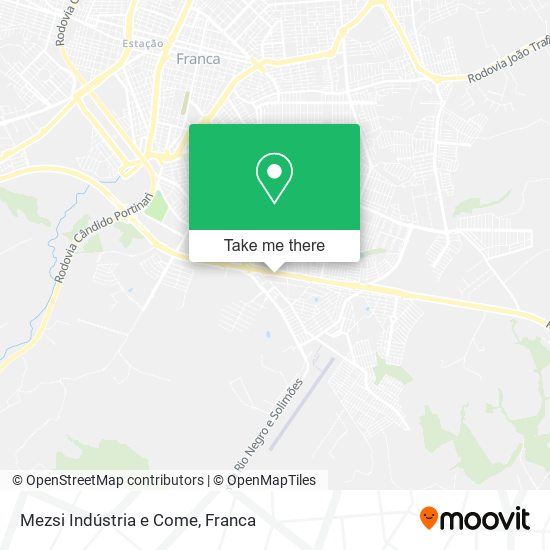 Mezsi Indústria e Come map
