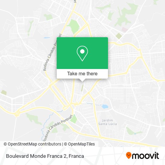 Mapa Boulevard Monde Franca 2