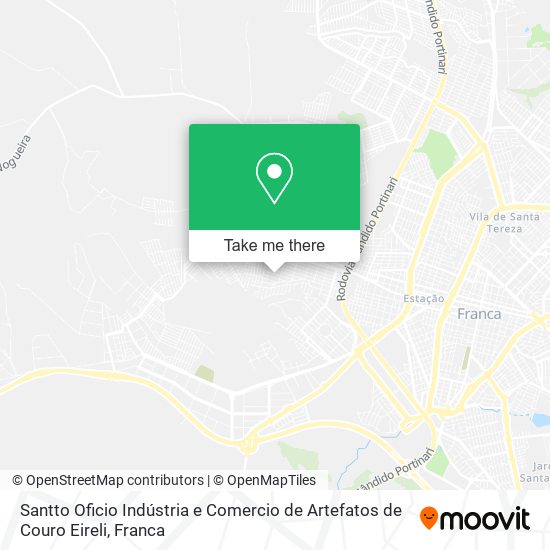 Mapa Santto Oficio Indústria e Comercio de Artefatos de Couro Eireli