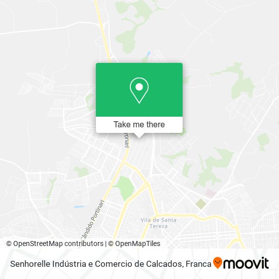 Mapa Senhorelle Indústria e Comercio de Calcados