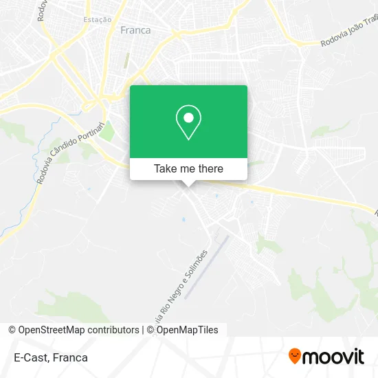 E-Cast map
