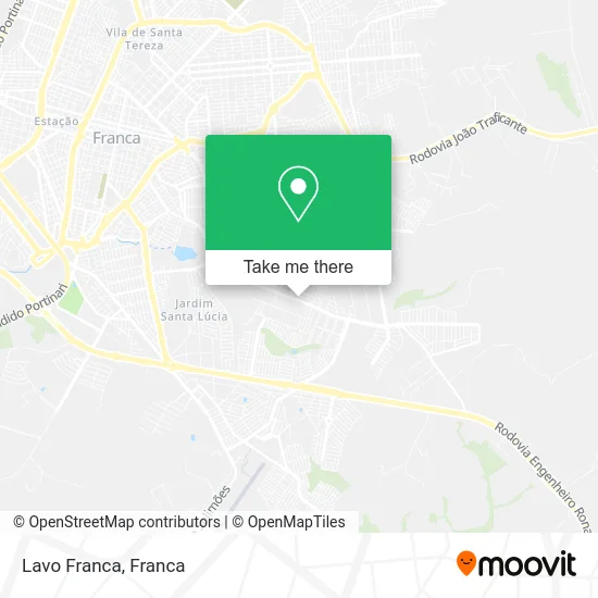 Lavo Franca map