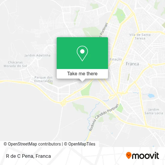 R de C Pena map