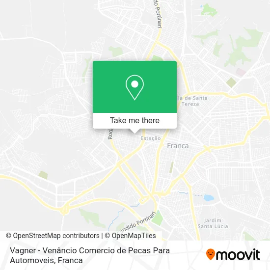 Vagner - Venâncio Comercio de Pecas Para Automoveis map