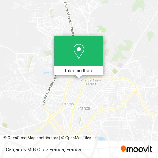 Calçados M.B.C. de Franca map
