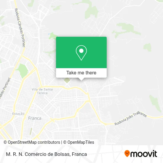 M. R. N. Comércio de Bolsas map