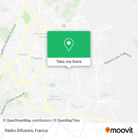Rádio Difusora map
