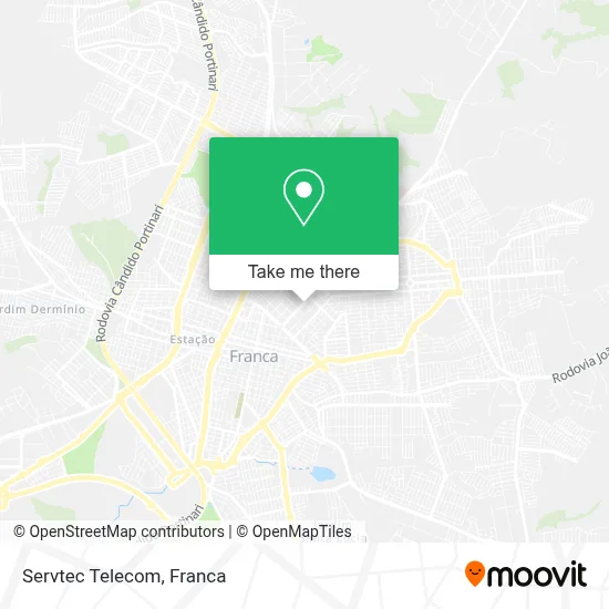 Servtec Telecom map
