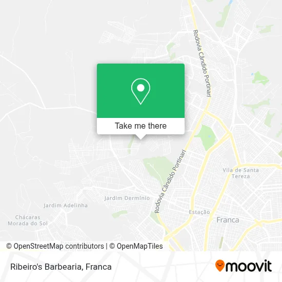 Ribeiro's Barbearia map