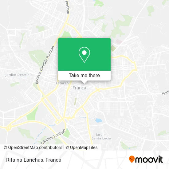 Rifaina Lanchas map