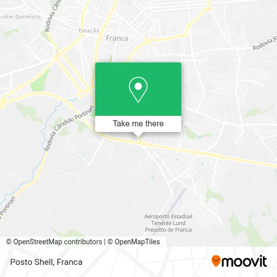 Posto Shell map