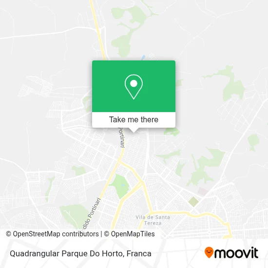 Quadrangular Parque Do Horto map