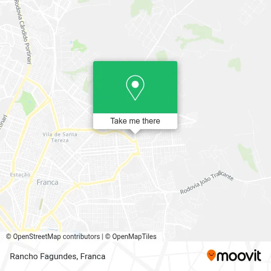 Rancho Fagundes map