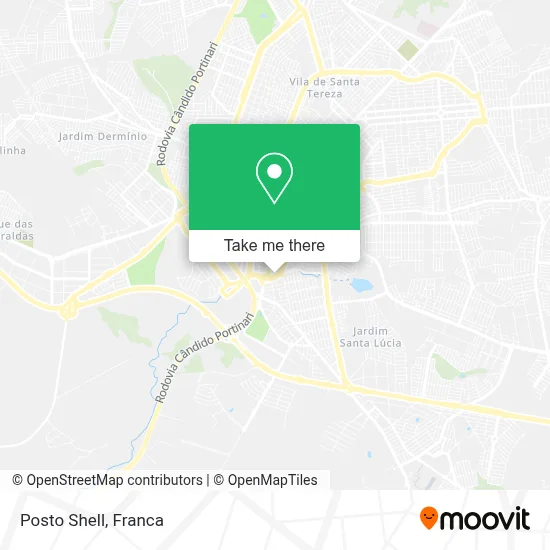 Posto Shell map