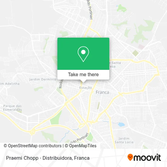 Praemi Chopp - Distribuidora map