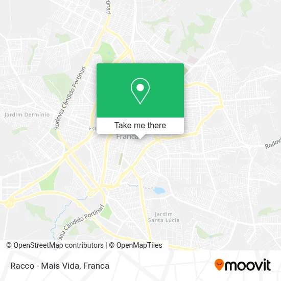 Racco - Mais Vida map