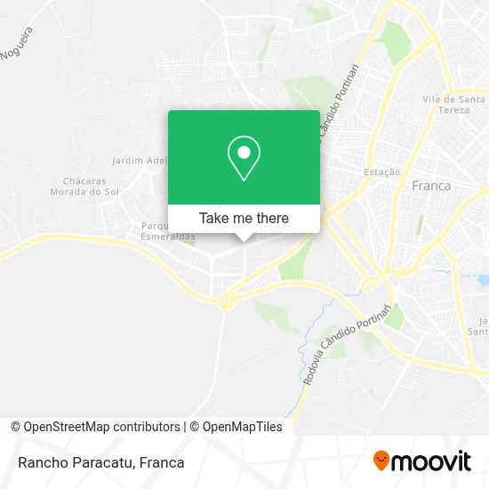 Rancho Paracatu map