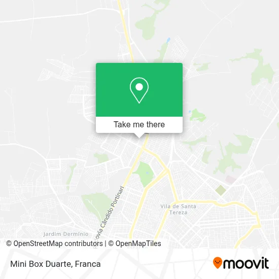 Mini Box Duarte map