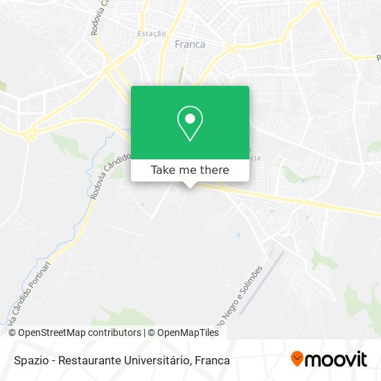 Spazio - Restaurante Universitário map