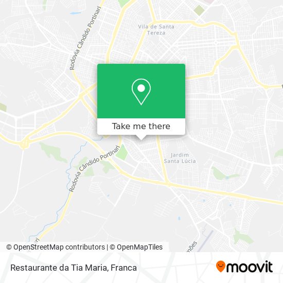 Mapa Restaurante da Tia Maria