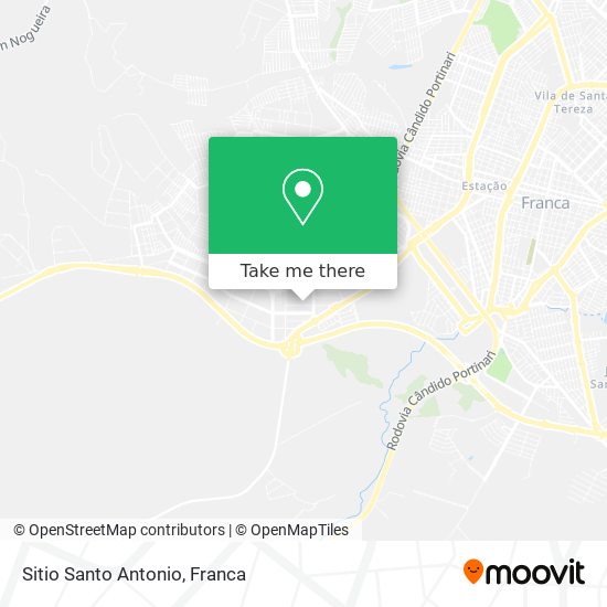 Sitio Santo Antonio map