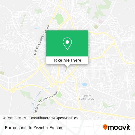 Mapa Borracharia do Zezinho