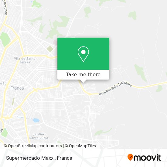 Supermercado Maxxi map
