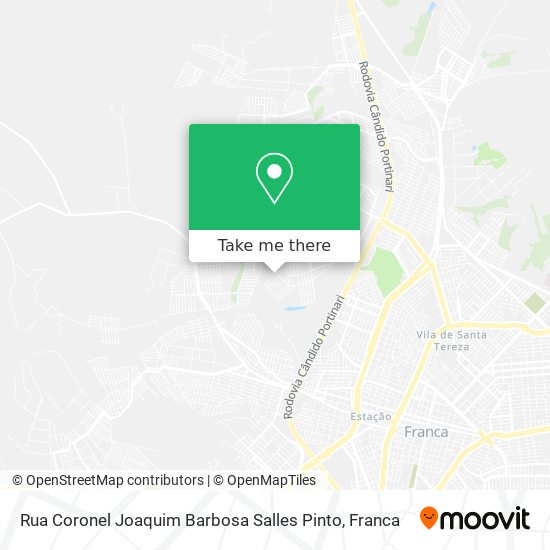 Rua Coronel Joaquim Barbosa Salles Pinto map