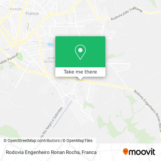 Rodovia Engenheiro Ronan Rocha map