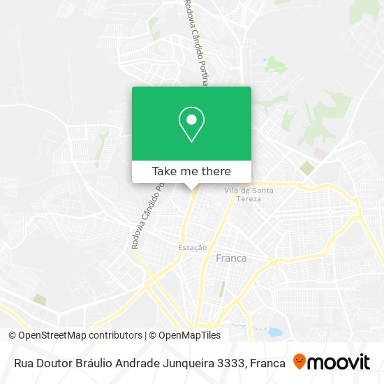 Mapa Rua Doutor Bráulio Andrade Junqueira 3333