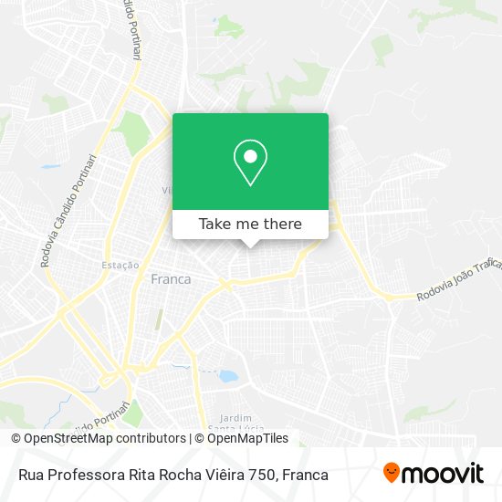 Rua Professora Rita Rocha Viêira 750 map