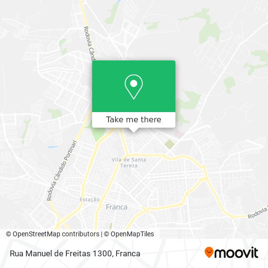 Rua Manuel de Freitas 1300 map