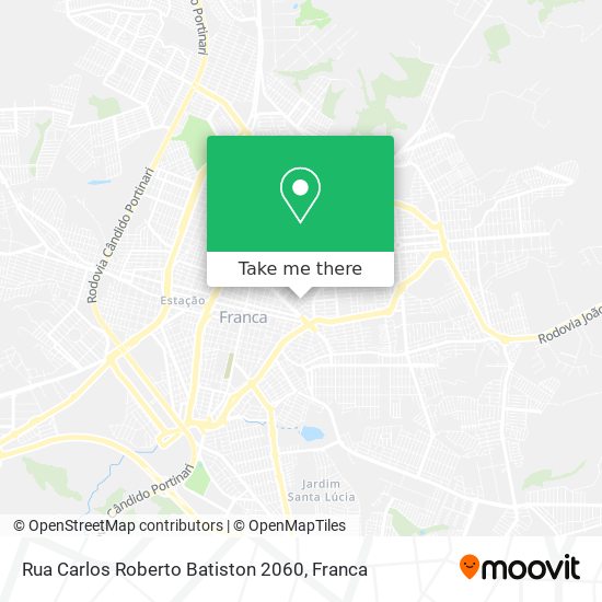 Rua Carlos Roberto Batiston 2060 map