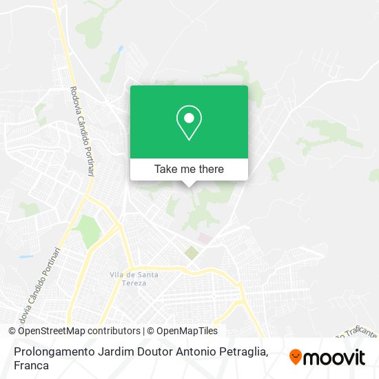 Prolongamento Jardim Doutor Antonio Petraglia map
