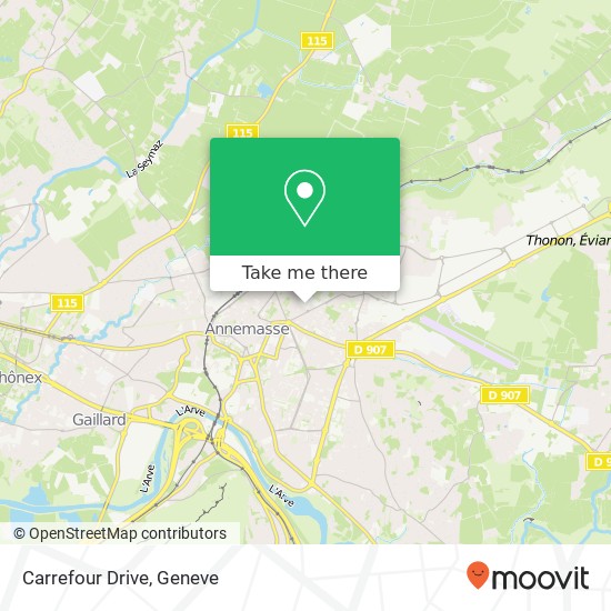Carrefour Drive Karte