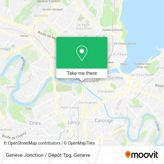 Genève Jonction / Dépôt Tpg plan