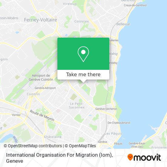 International Organisation For Migration (Iom) Karte