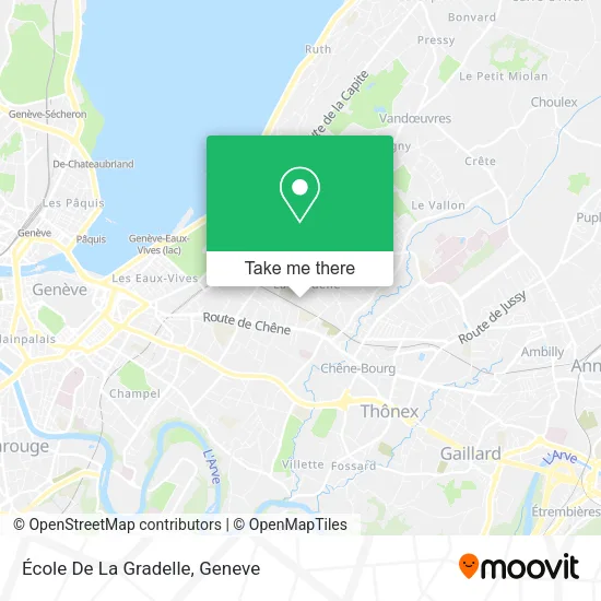 École De La Gradelle map