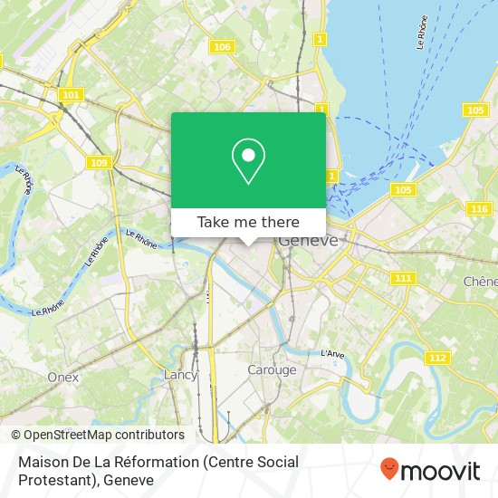 Maison De La Réformation (Centre Social Protestant) map